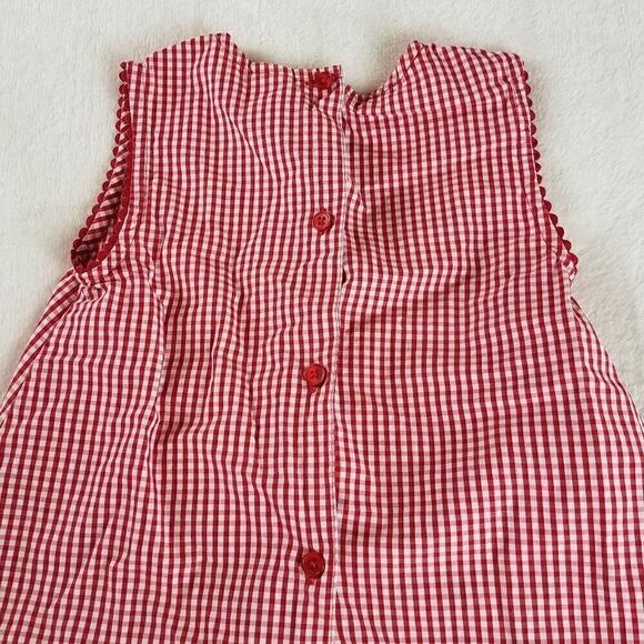 Copper Key Red & White Lady Bug Embroidered Top - Picture 7 of 8